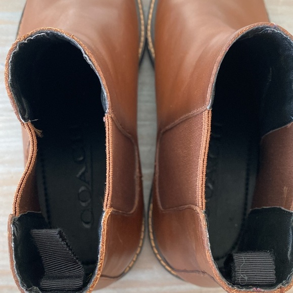 Coach Brown Chelsea Boots - Picture 4 of 6